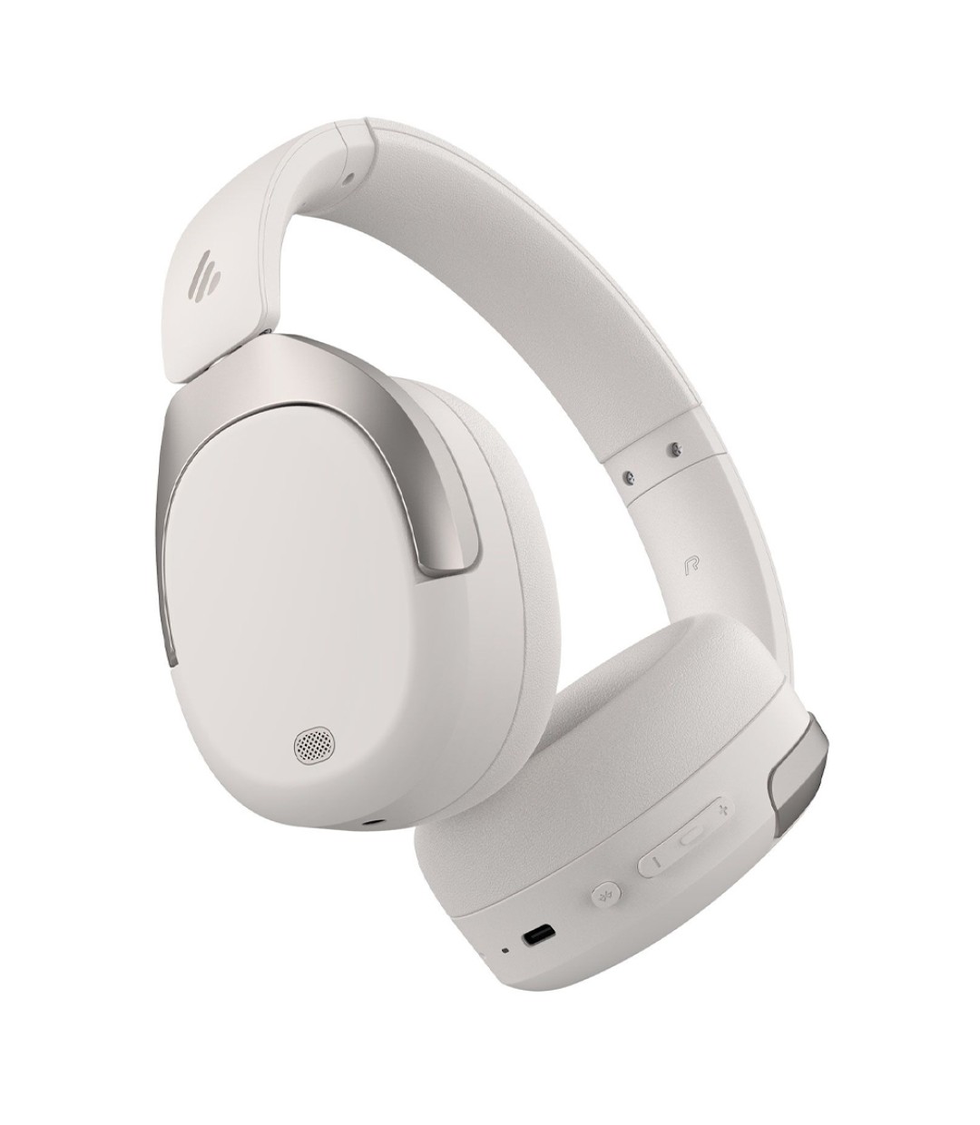 Edifier W830NB Hybrid Ασύρματα / Ενσύρματα On Ear Ακουστικά με 54 ώρες Λειτουργίας Λευκά 010362