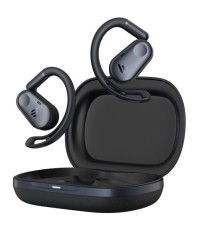 Edifier Comfo Flex Open Ear Bluetooth Handsfree Ακουστικά με Αντοχή στον Ιδρώτα και Θήκη Φόρτισης Μαύρα