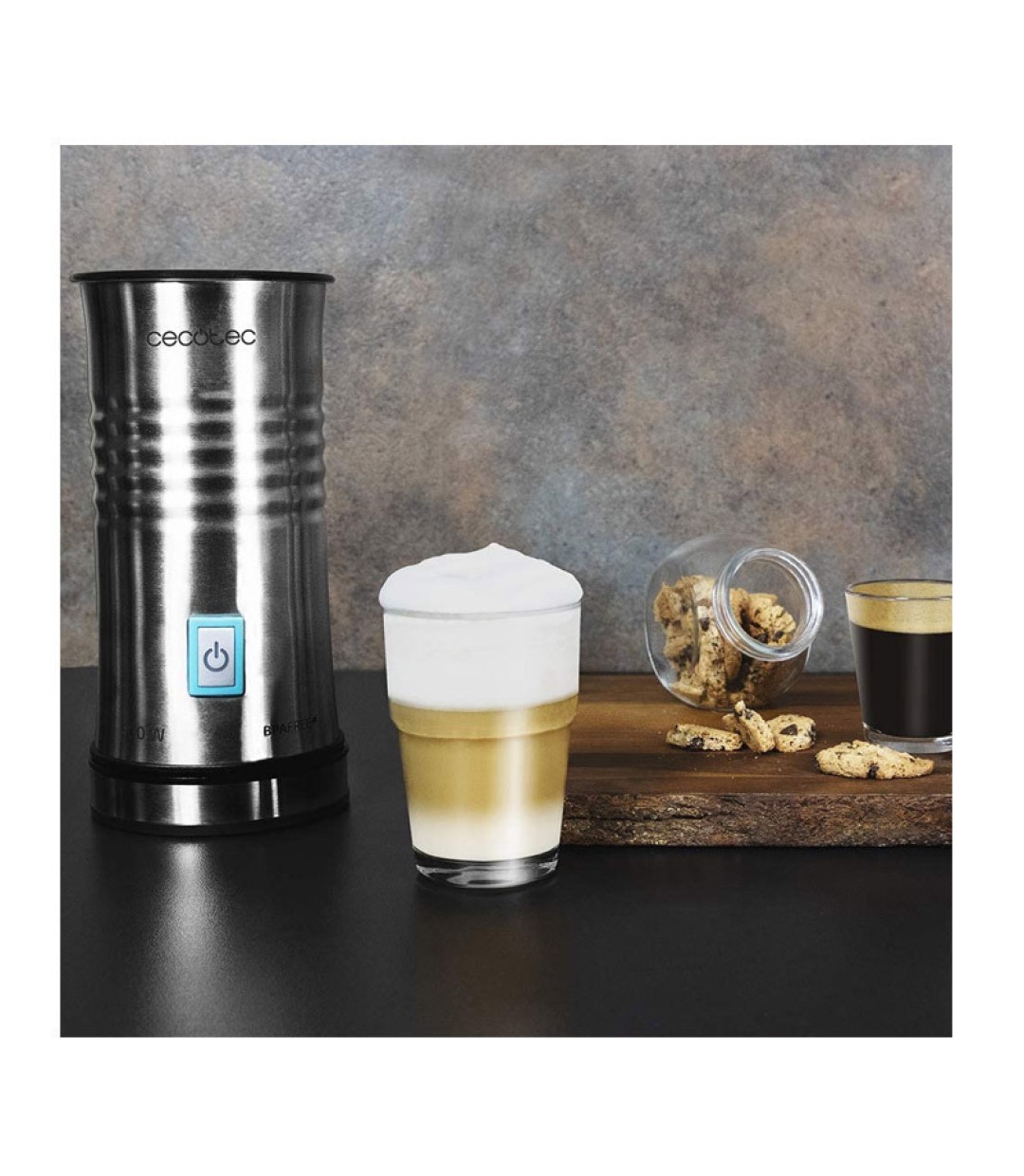 Cecotec Power Latte Spume 4000 CEC- Συσκευή για Ζεστό & Κρύο Αφρόγαλα με Αντικολλητική Επίστρωση 240ml