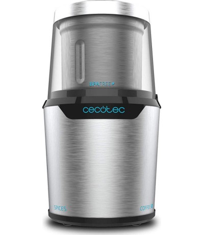 Cecotec TitanMill 300 DuoClean 01559 Ηλεκτρικός Μύλος Καφέ 300W με Χωρητικότητα 90gr Ασημί