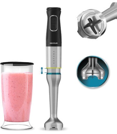 Cecotec Katana Ραβδομπλέντερ με Ανοξείδωτη Ράβδο 1200W Ασημί 03964