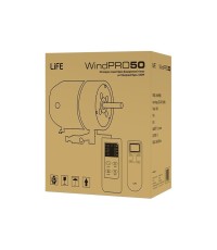 Life 221-0345 Επαγγελματικός Ανεμιστήρας Τοίχου 160W Διαμέτρου 50cm με Τηλεχειριστήριο