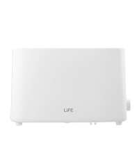 Life Crunchy Φρυγανιέρα 2 Θέσεων 750W Λευκή 221-0445