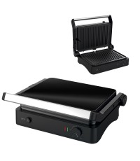 Life Jade Contact Τοστιέρα με Αποσπώμενες Πλάκες για 2 Τοστ 2000W Μαύρη