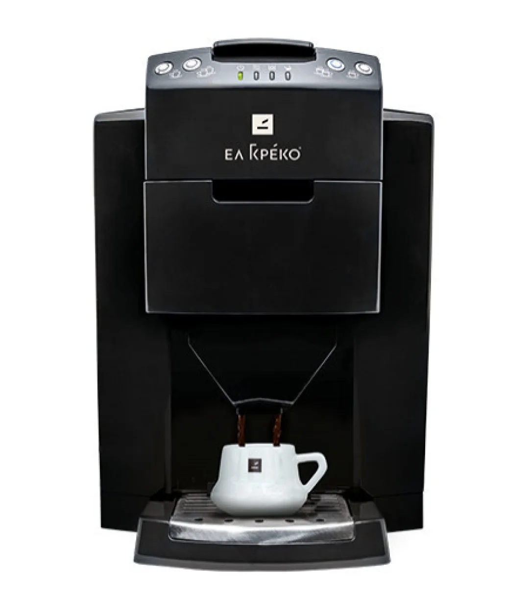 Ελ Γκρέκο 10-05020 Briqi Μηχανή Ελληνικού 900W με Χωρητικότητα 1.8lt Μαύρη