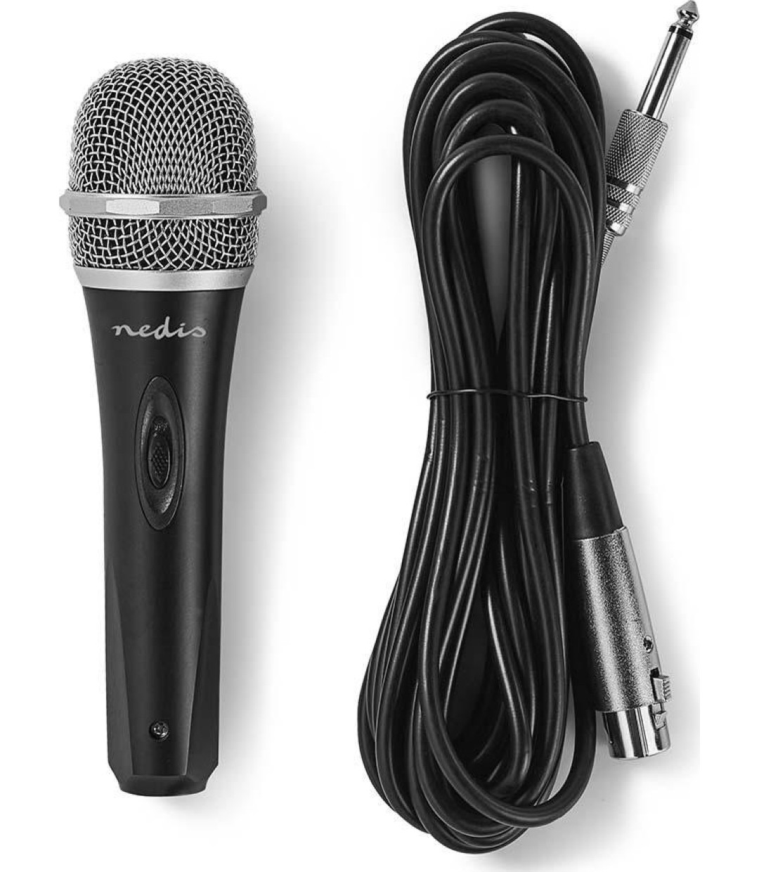 Nedis MPWD50BK Δυναμικό Μικρόφωνο XLR Χειρός για Φωνητικά