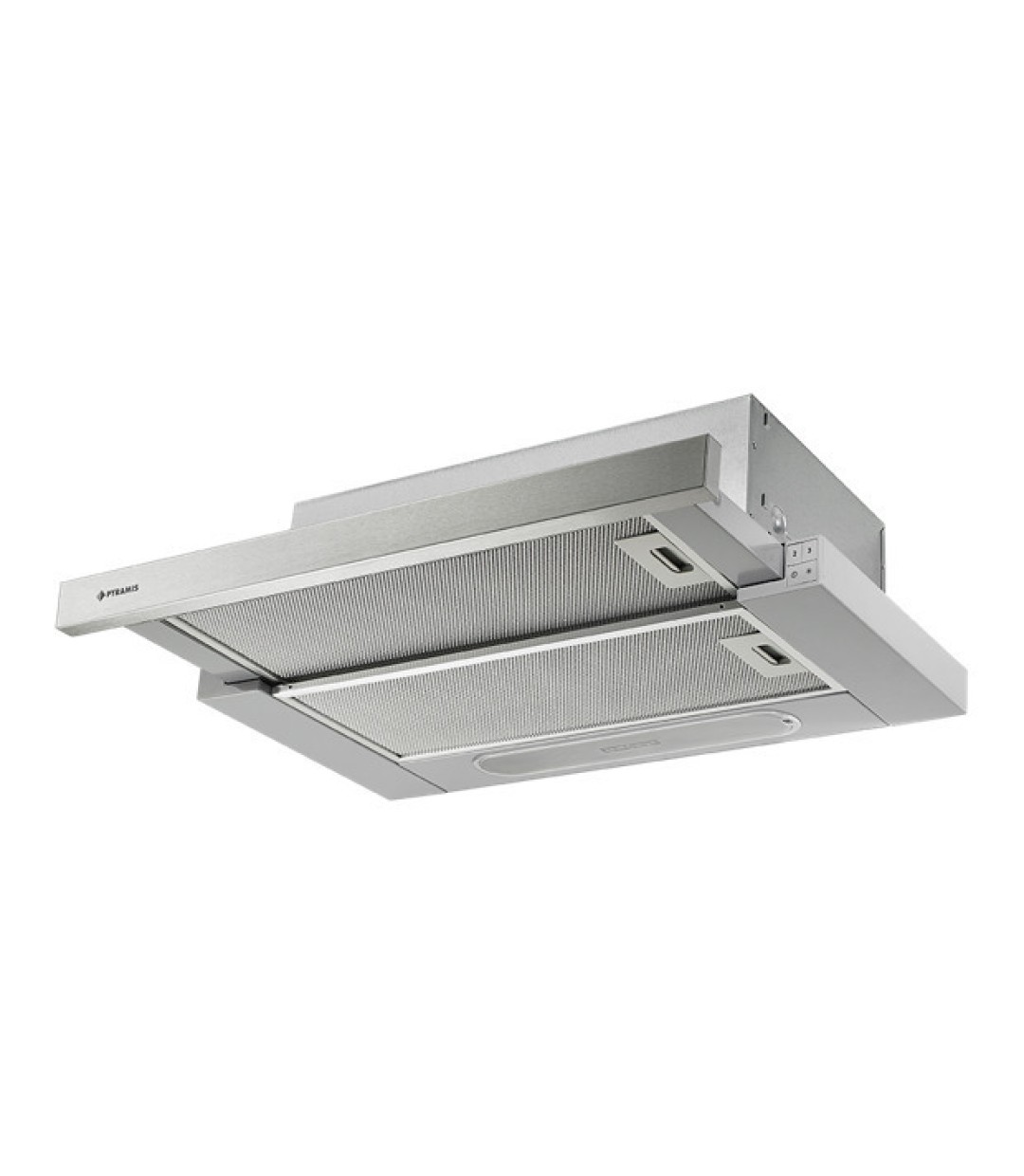 Pyramis Slim Turbo PRO.  Συρόμενος Απορροφητήρας 60cm Inox 065313301