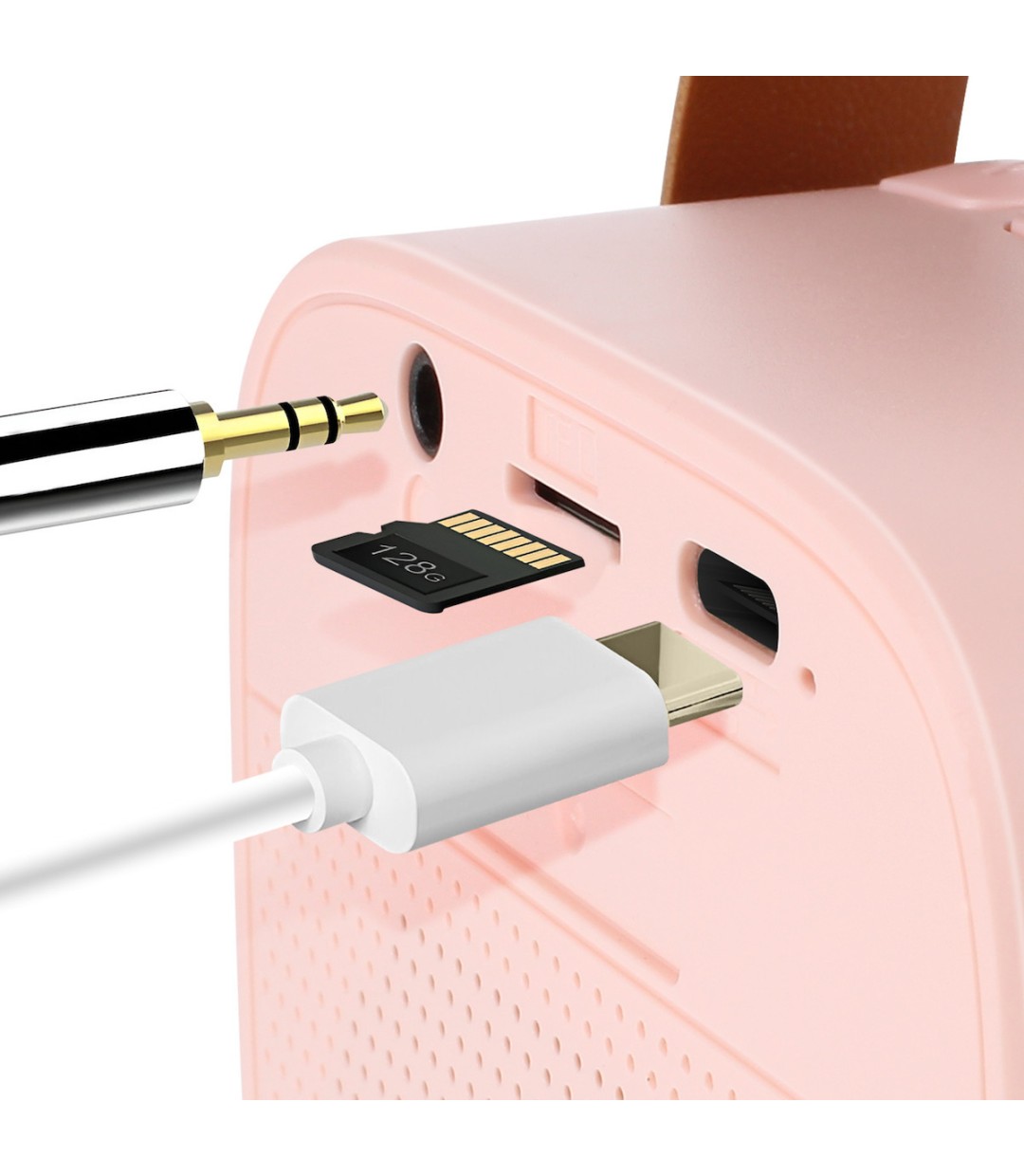 Maxlife Σύστημα Karaoke με Ασύρματo Μικρόφωνo MXKS-100 σε Ροζ Χρώμα Maxlife Σύστημα Karaoke με Ασύρματo Μικρόφωνo MXKS-100 σε Ροζ Χρώμα