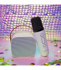 Maxlife Σύστημα Karaoke με Ασύρματo Μικρόφωνo MXKS-100 σε Λευκό Χρώμα Maxlife Σύστημα Karaoke με Ασύρματo Μικρόφωνo MXKS-100 σε Λευκό Χρώμα