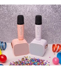 Maxlife Σύστημα Karaoke με Ασύρματo Μικρόφωνo MXKS-100 σε Λευκό Χρώμα Maxlife Σύστημα Karaoke με Ασύρματo Μικρόφωνo MXKS-100 σε Λευκό Χρώμα