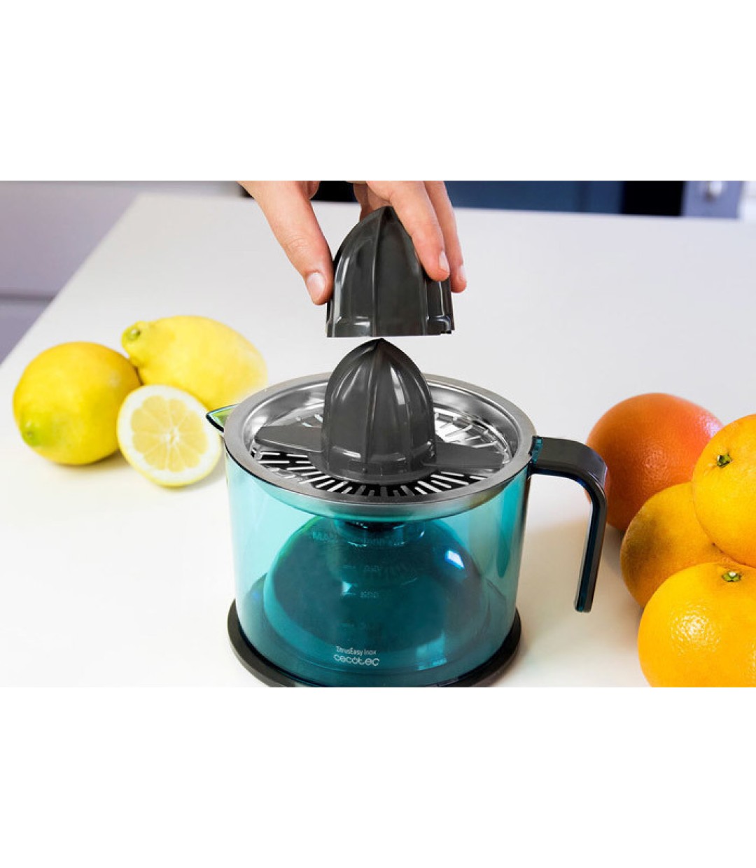 Cecotec Zitrus Easy Ηλεκτρικός Στίφτης 40W με Χωρητικότητα 1lt Μαύρος