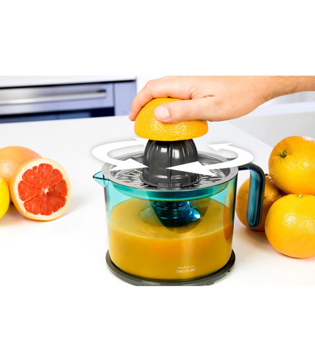 Cecotec Zitrus Easy Ηλεκτρικός Στίφτης 40W με Χωρητικότητα 1lt Μαύρος