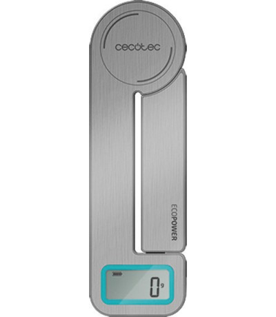 Cecotec Cook Control 10100 EcoPower Compact Ψηφιακή Ζυγαριά Κουζίνας 1gr/5kg Inox