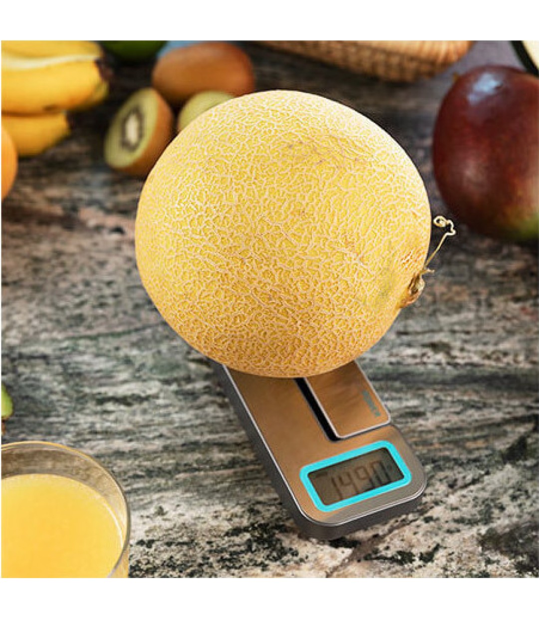 Cecotec Cook Control 10100 EcoPower Compact Ψηφιακή Ζυγαριά Κουζίνας 1gr/5kg Inox