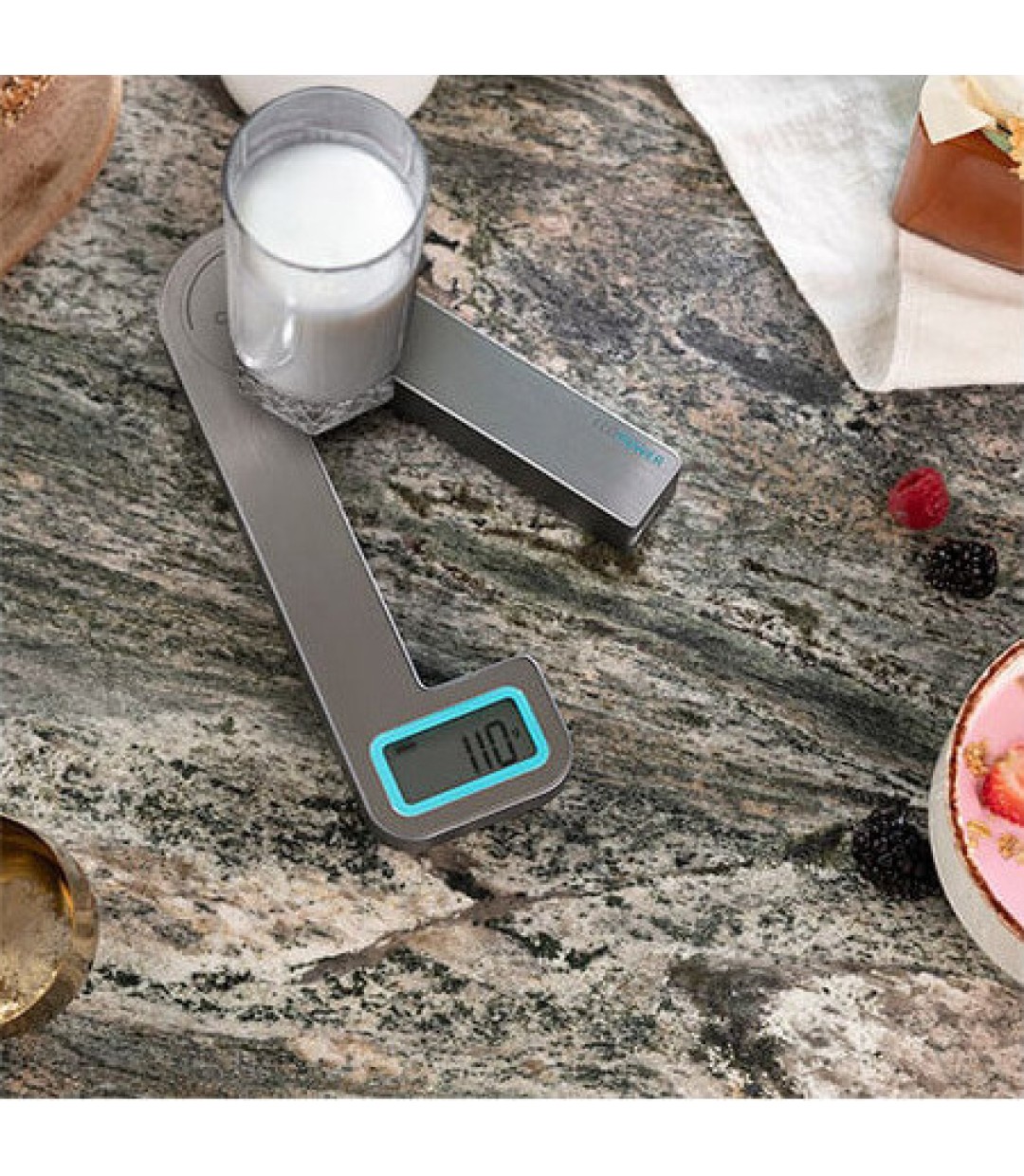 Cecotec Cook Control 10100 EcoPower Compact Ψηφιακή Ζυγαριά Κουζίνας 1gr/5kg Inox