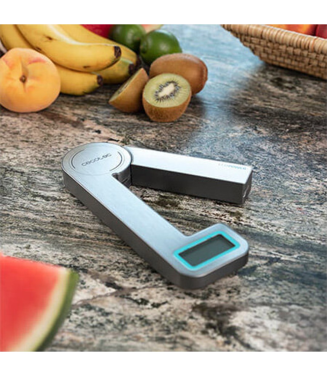 Cecotec Cook Control 10100 EcoPower Compact Ψηφιακή Ζυγαριά Κουζίνας 1gr/5kg Inox