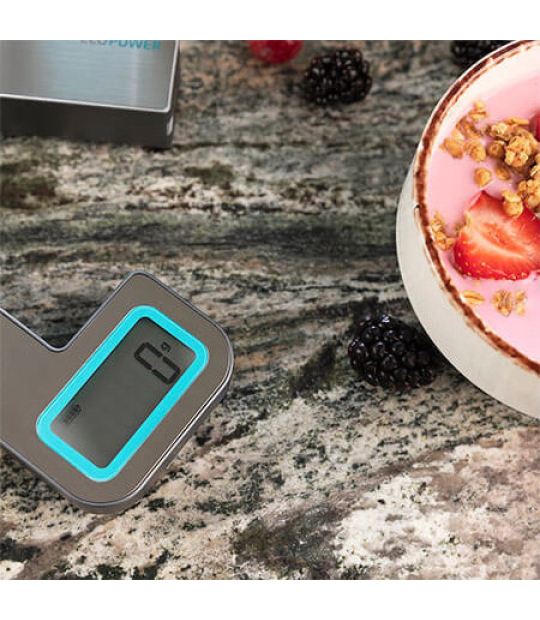 Cecotec Cook Control 10100 EcoPower Compact Ψηφιακή Ζυγαριά Κουζίνας 1gr/5kg Inox