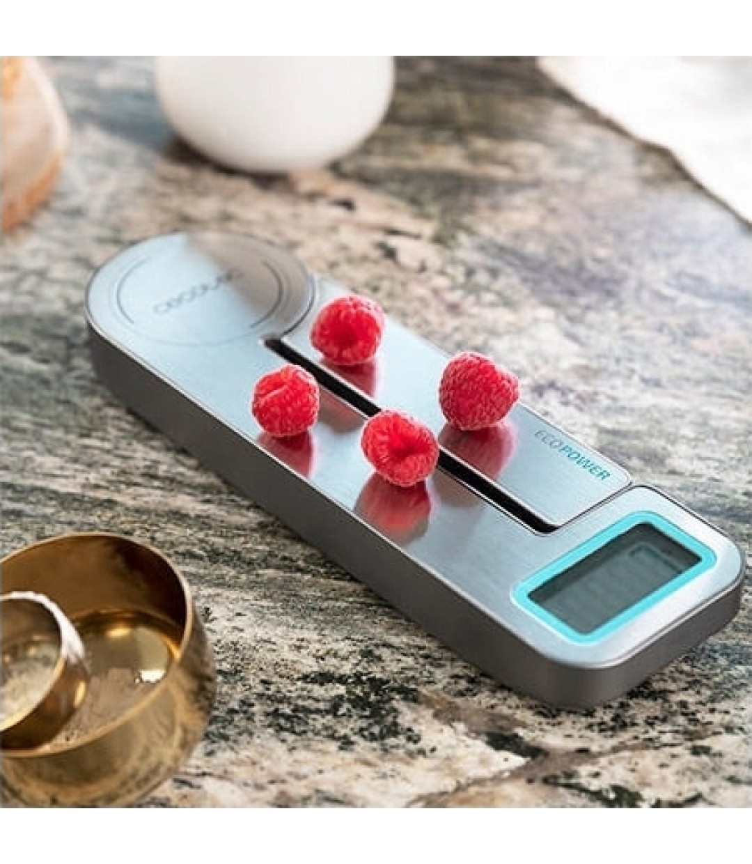Cecotec Cook Control 10100 EcoPower Compact Ψηφιακή Ζυγαριά Κουζίνας 1gr/5kg Inox
