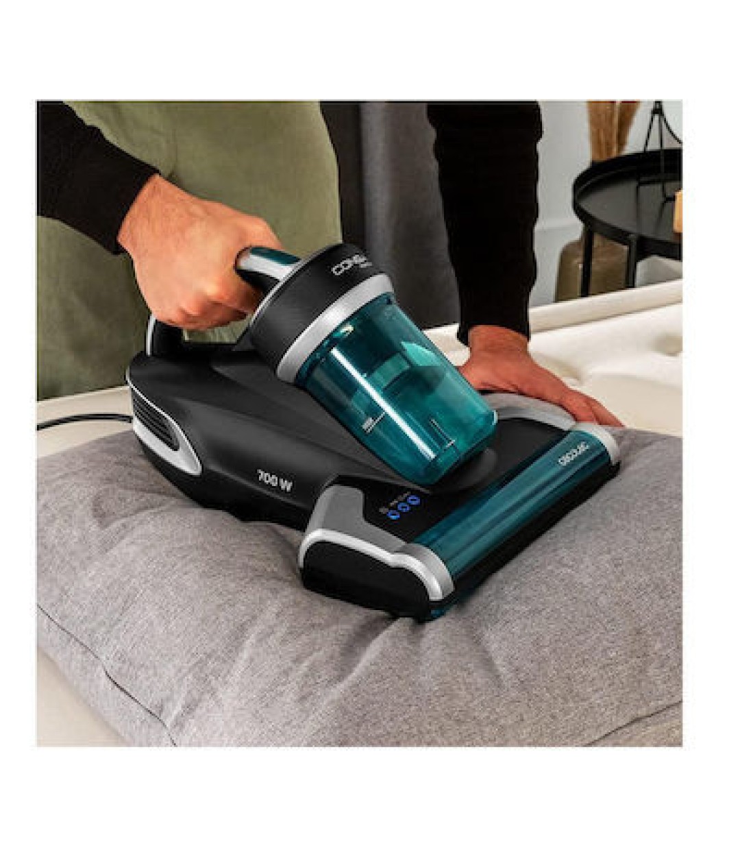 Cecotec Conga 7000 Mattress Επαναφορτιζόμενο Σκουπάκι Χειρός Μαύρο