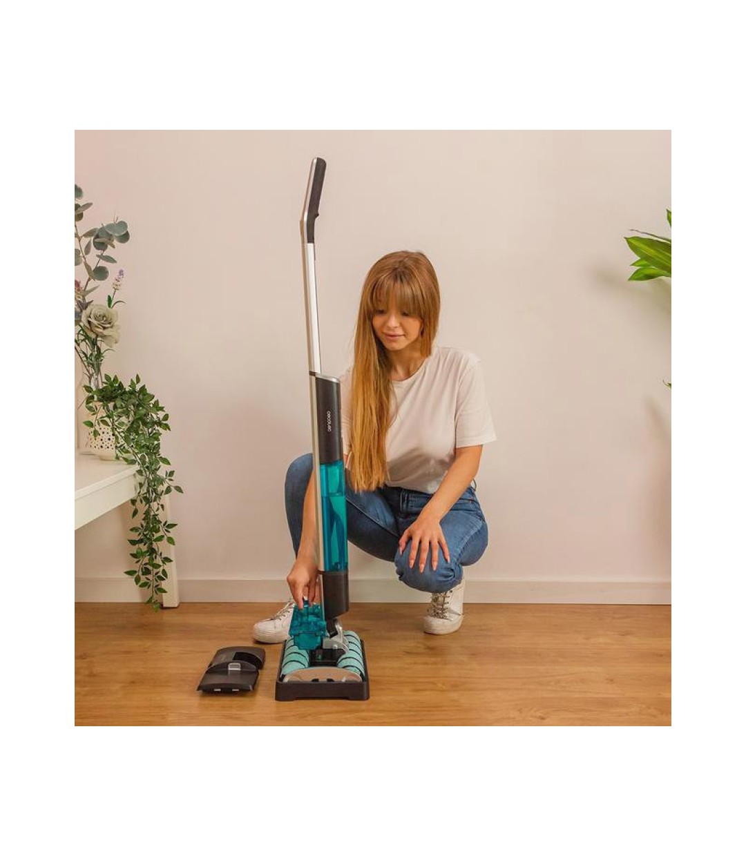 Cecotec FreeGo Wash Σφουγγαρίστρα Μπαταρίας 101655