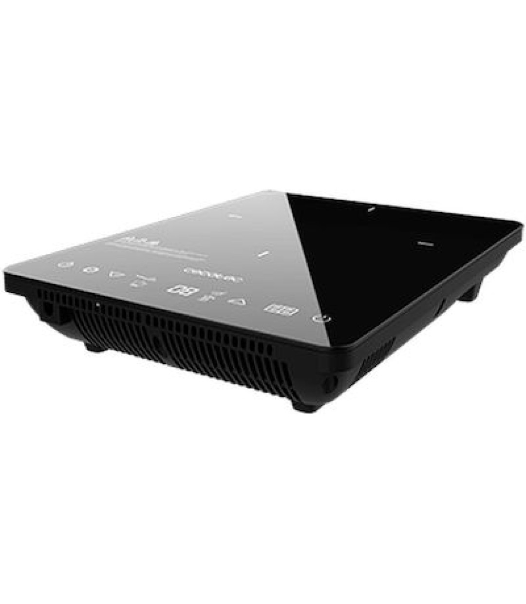 Cecotec Full Crystal Onyx Επιτραπέζια Εστία Επαγωγική Μονή Μαύρη