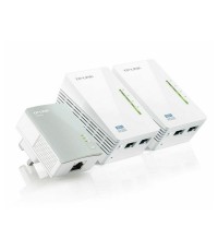 TP-LINK TL-WPA4220T KIT v1 Powerline Τριπλό για Ασύρματη Σύνδεση Wi‑Fi 4 και 2 Θύρες Ethernet