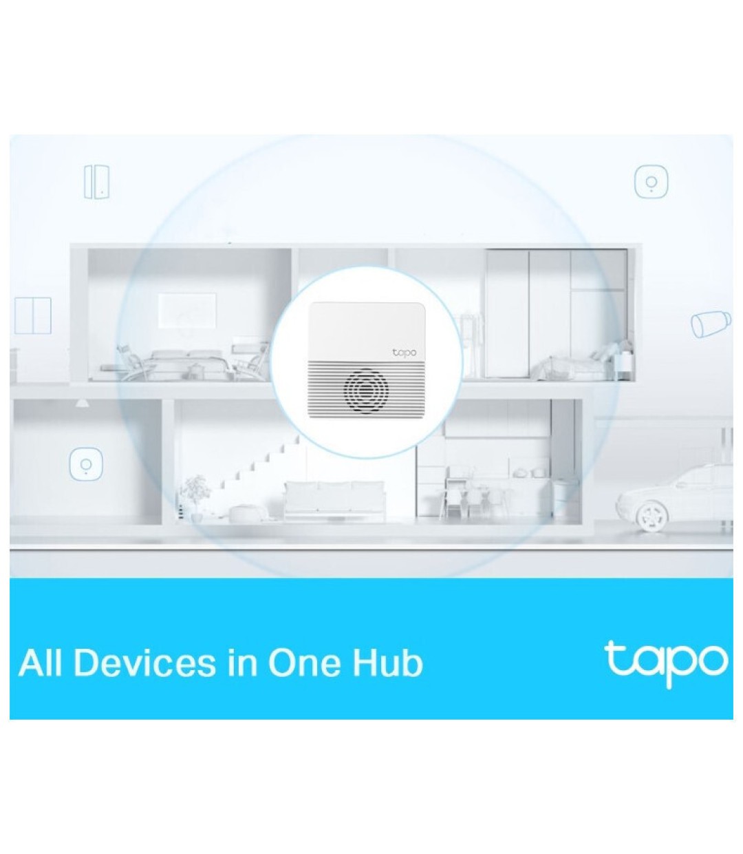 ΚΑΤΑΓΡΑΦΙΚΟ TP-LINK Tapo H200 v1 Smart Hub Wi-Fi TPL10642