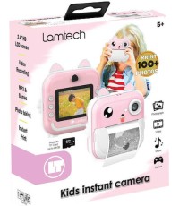 Lamtech Compact Φωτογραφική Μηχανή Θερμικής Εκτύπωσης Ροζ LAM 114291