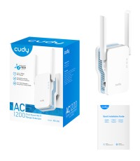 Cudy RE1200 Mesh WiFi Extender Dual Band (2.4 & 5GHz) 1200Mbps