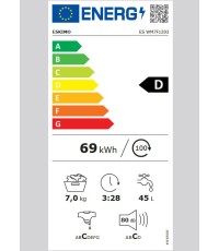 ESKIMO ES WM7F1203 Πλυντήριο Ρούχων 7KG