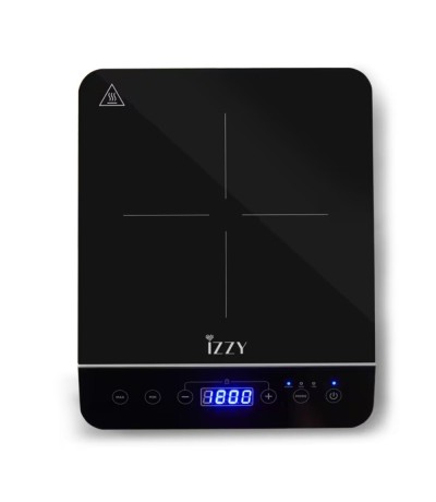 Izzy Επιτραπέζια Εστία Επαγωγική Μονή Μαύρη IZ-1204  Κωδικός: 225317 