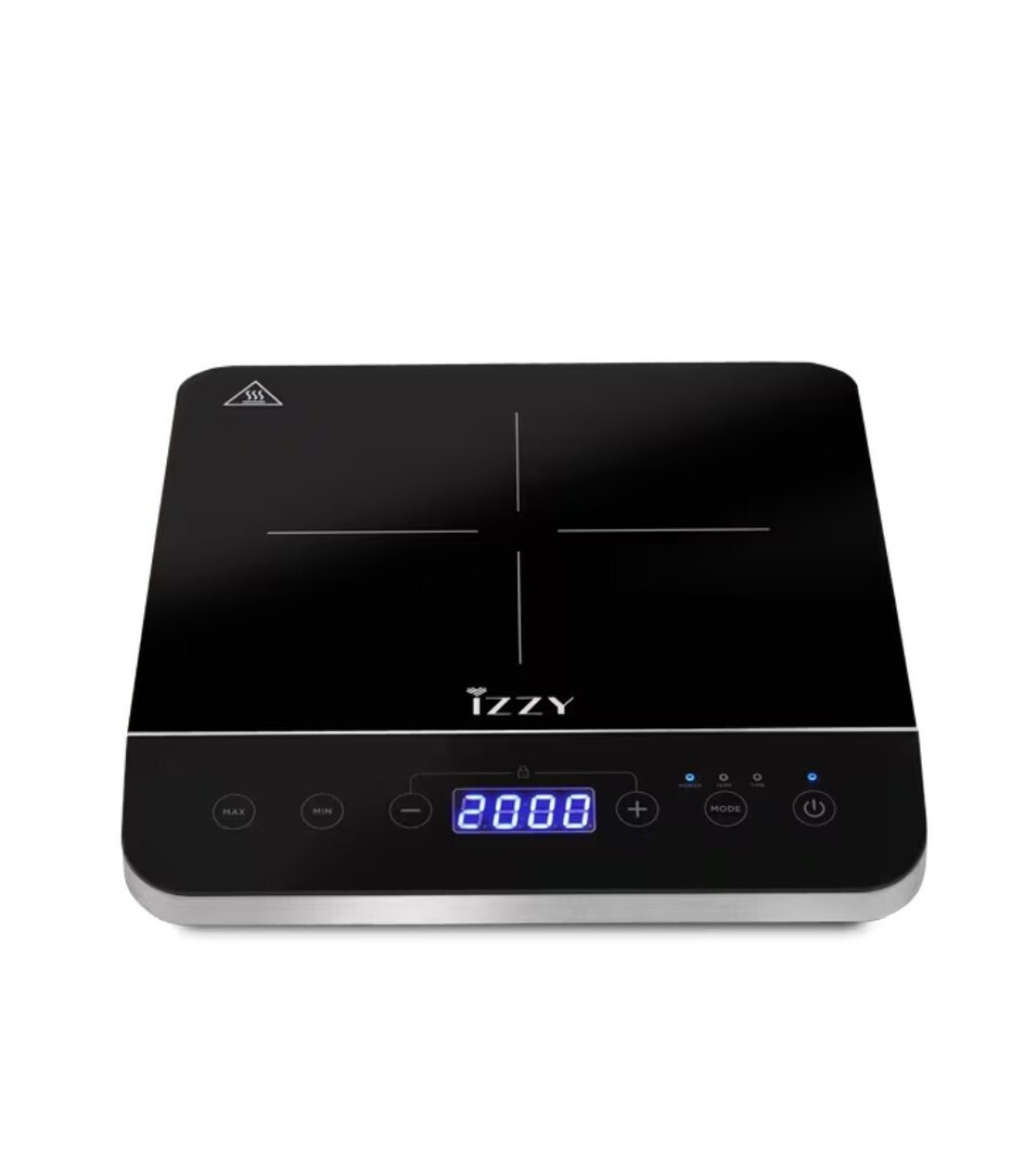 Izzy Επιτραπέζια Εστία Επαγωγική Μονή Μαύρη IZ-1204  Κωδικός: 225317 