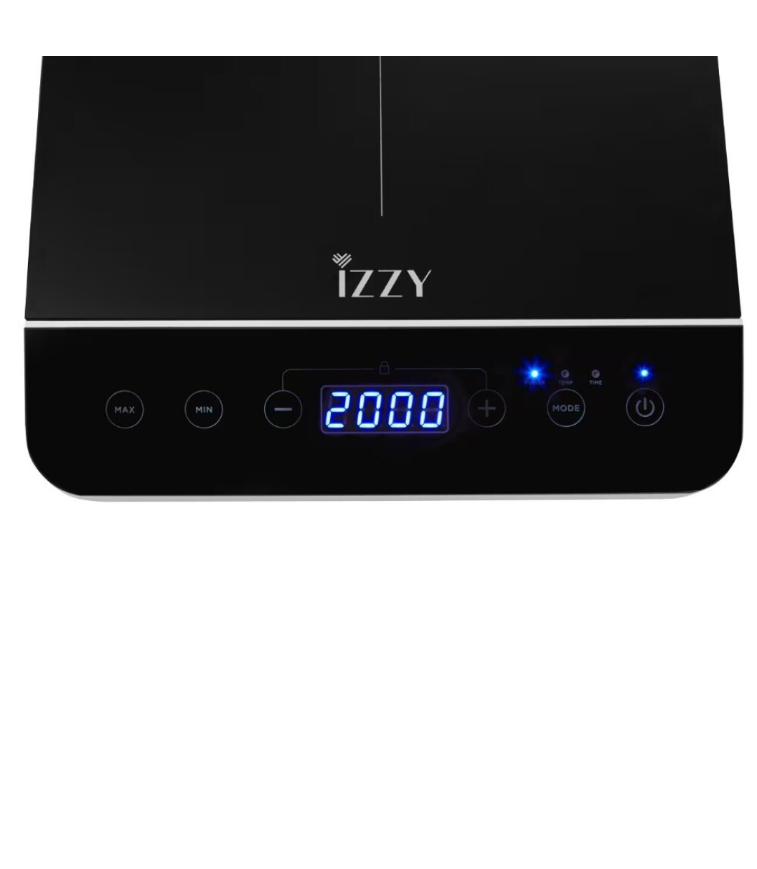 Izzy Επιτραπέζια Εστία Επαγωγική Μονή Μαύρη IZ-1204  Κωδικός: 225317 