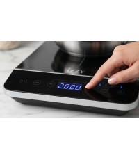 Izzy Επιτραπέζια Εστία Επαγωγική Μονή Μαύρη IZ-1204  Κωδικός: 225317 