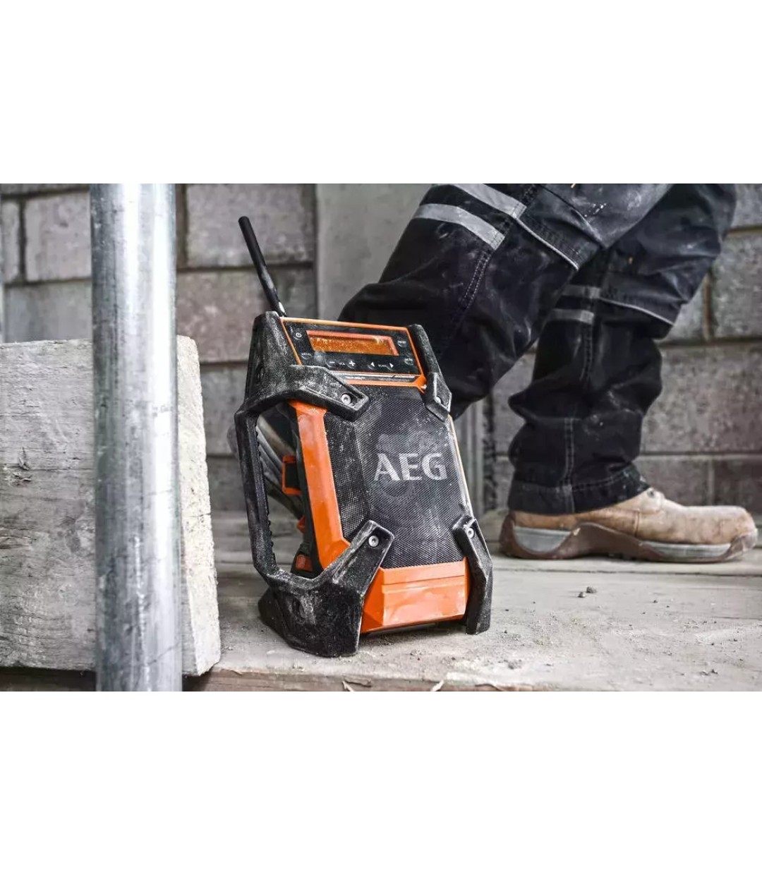 AEG BR 1218C Φορητό Ραδιόφωνο Μπαταρίας DAB+ Πορτοκαλί