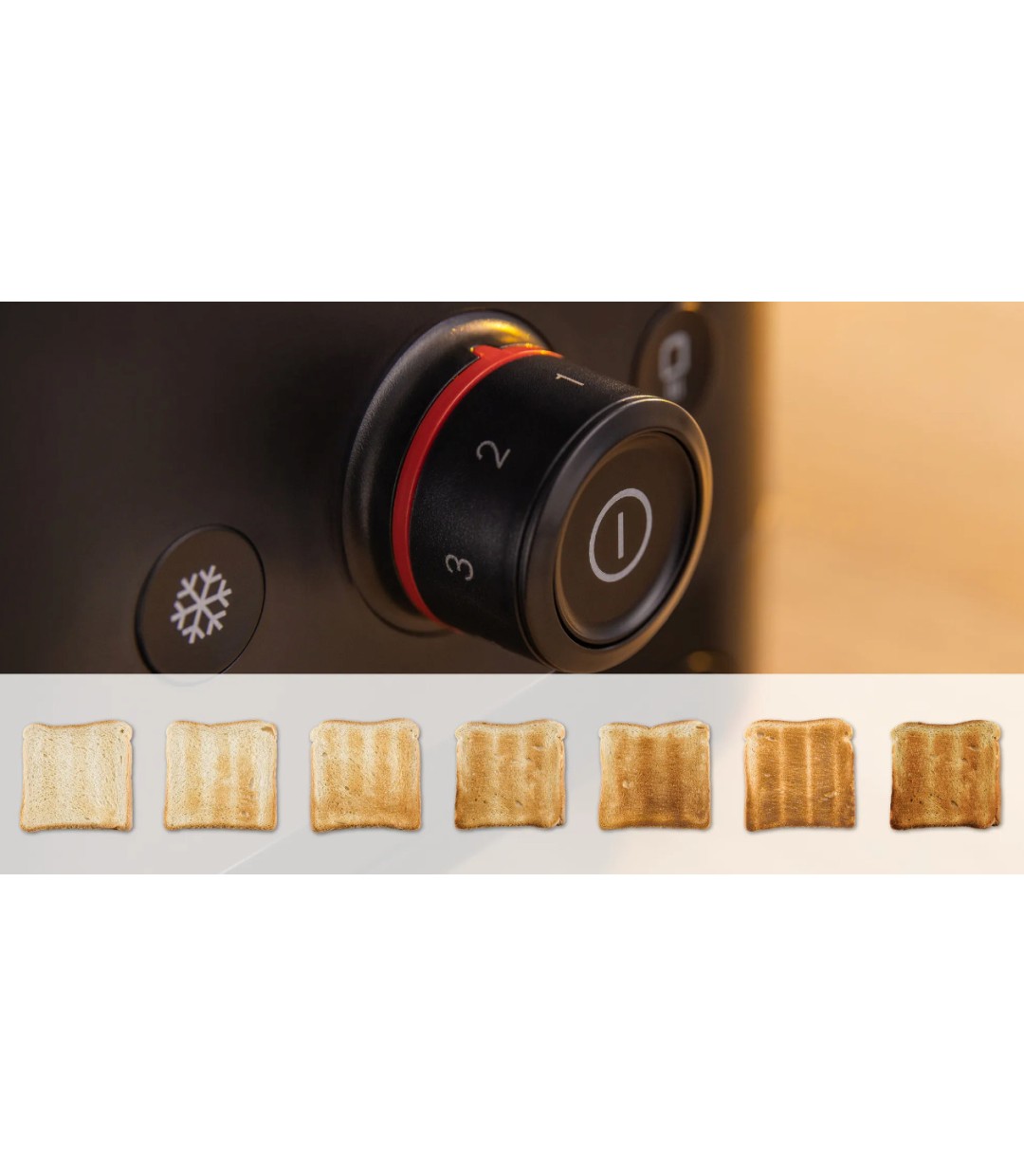 Bosch MyMoment Φρυγανιέρα 2 Θέσεων TAT 2 M 123 950W Μαύρη