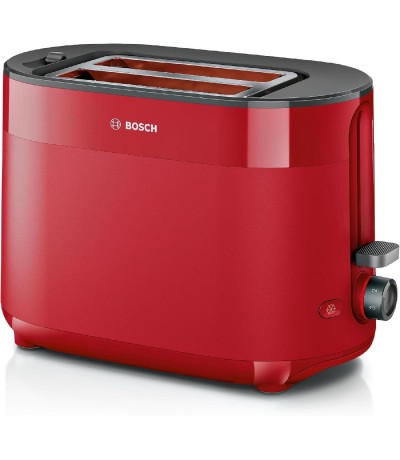 Bosch MyMoment Φρυγανιέρα 2 Θέσεων TAT 2 M 124 950W Κόκκινη