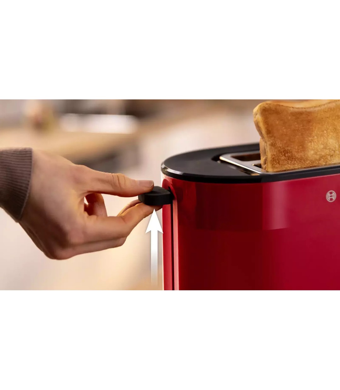 Bosch MyMoment Φρυγανιέρα 2 Θέσεων TAT 2 M 124 950W Κόκκινη