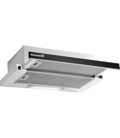 Hausberg HB-1285INOX Συρόμενος Απορροφητήρας 60cm με 2 Μοτέρ Inox