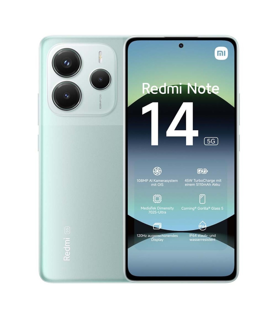 Xiaomi Redmi Note 14 5G Dual SIM (6/128GB) Coral Green