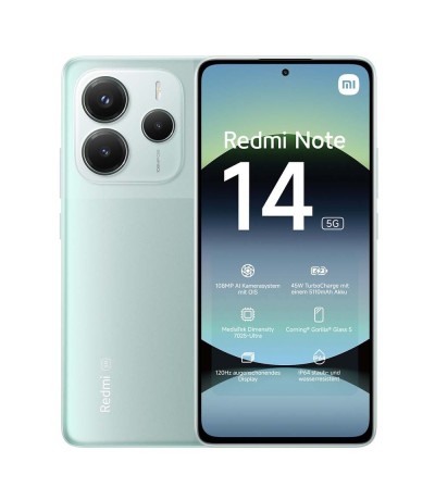 Xiaomi Redmi Note 14 5G Dual SIM (6/128GB) Coral Green