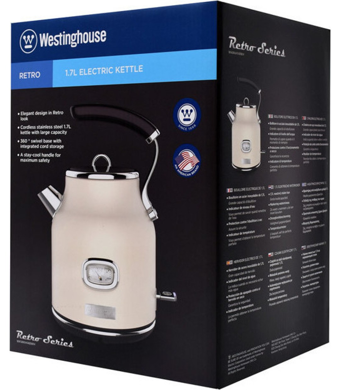 Westinghouse Βραστήρας 1.7lt 2200W Λευκός