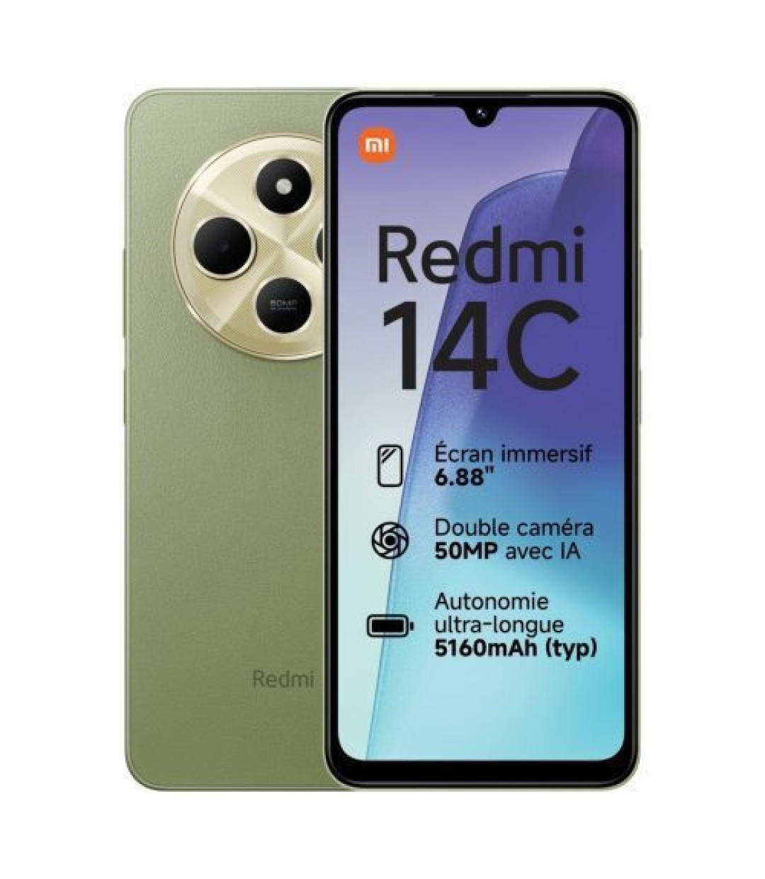 Xiaomi Redmi 14C NFC Dual SIM (4GB/128GB) Sage Green