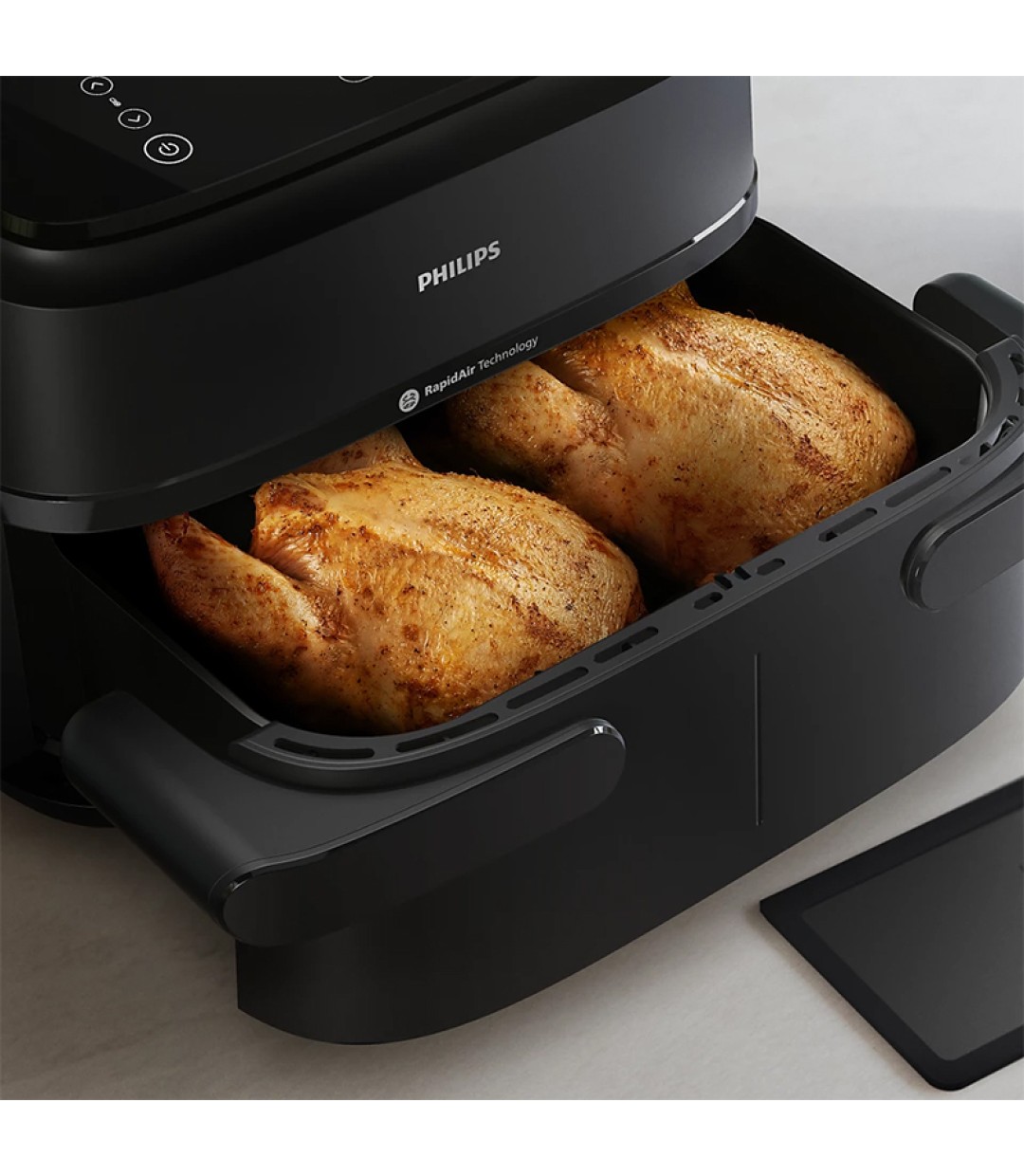 Philips Air Fryer με Διπλό Αποσπώμενο Κάδο 7.1lt Μαύρο NA154/00