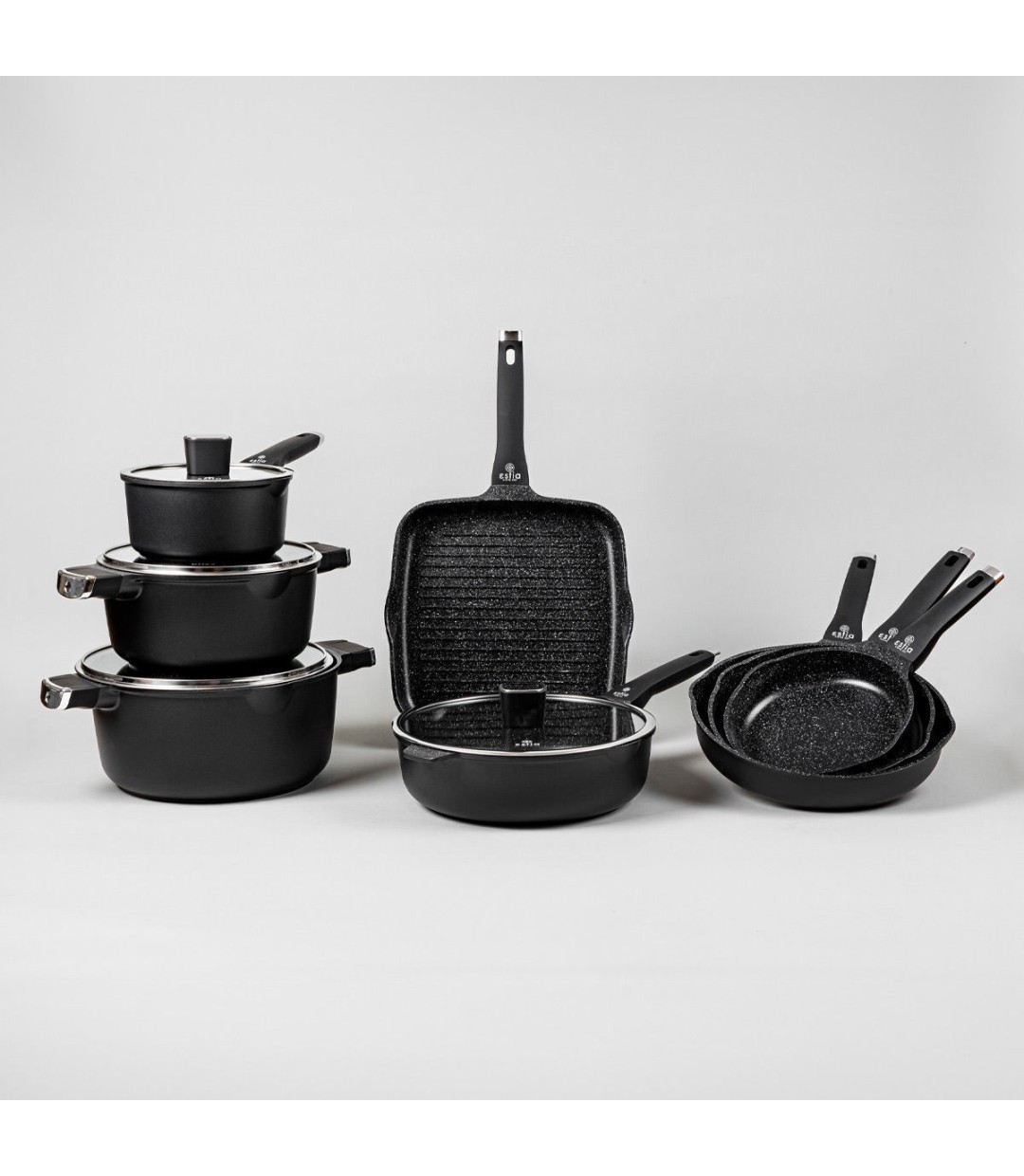 Estia Nordic Τηγάνι από Χυτό Αλουμίνιο με Αντικολλητική Επίστρωση 28cm