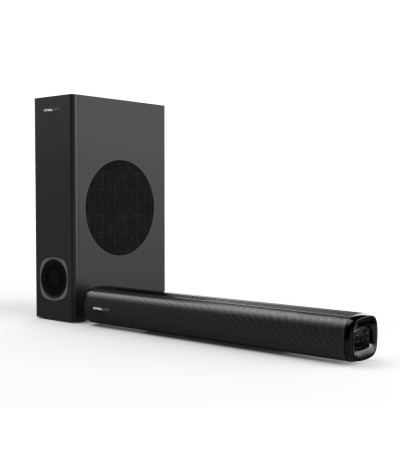 Crystal Audio CASB160S Soundbar 2.1 Bluetooth και HDMI 160W με Τηλεχειριστήριο Μαύρο