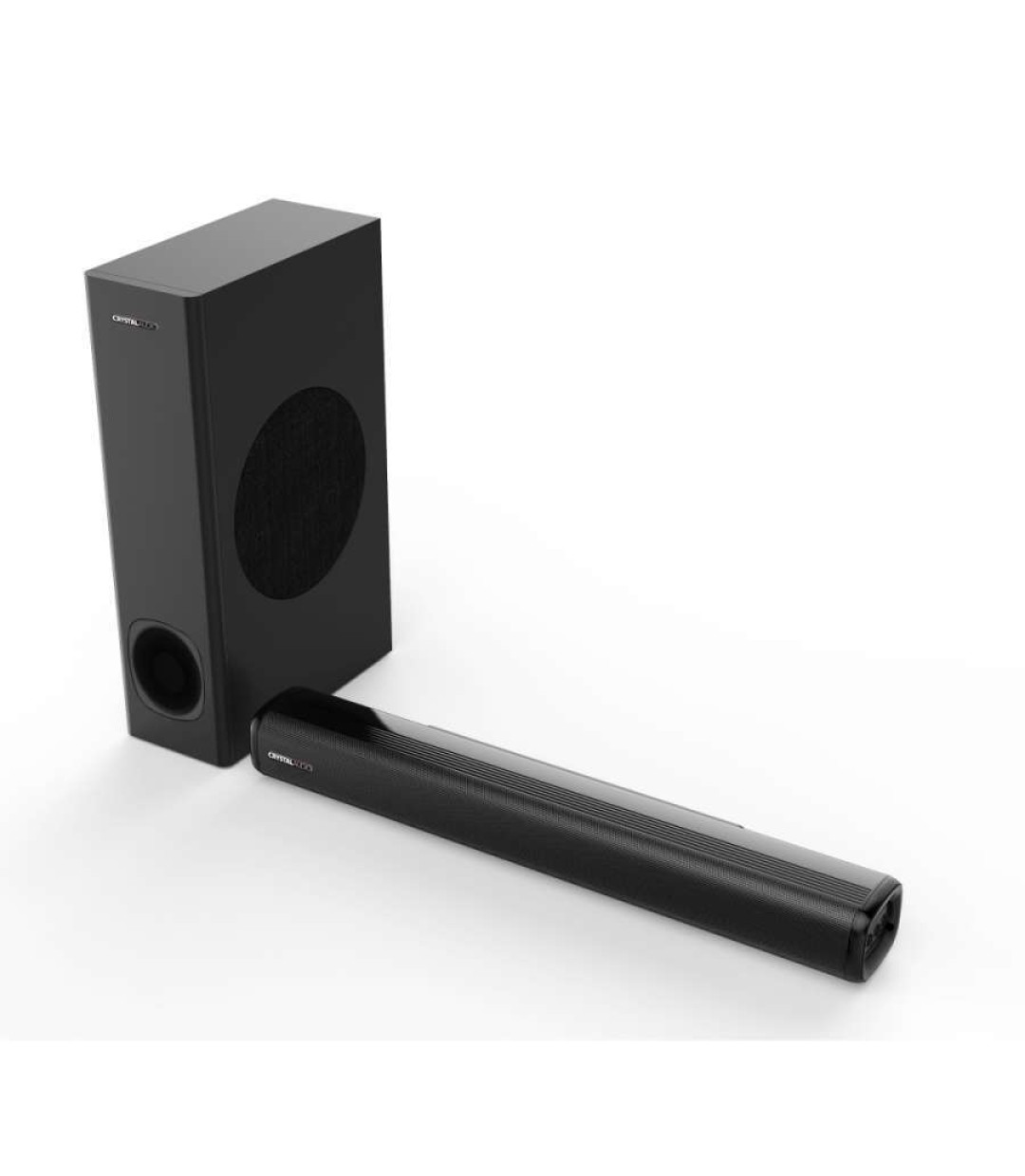Crystal Audio CASB160S Soundbar 2.1 Bluetooth και HDMI 160W με Τηλεχειριστήριο Μαύρο