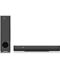 Crystal Audio CASB160S Soundbar 2.1 Bluetooth και HDMI 160W με Τηλεχειριστήριο Μαύρο