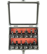 Bormann Pro BHT1620 Σετ Φρέζες για Ρούτερ Σετ Φρέζες Καρβιδίου 8mm 12τμχ