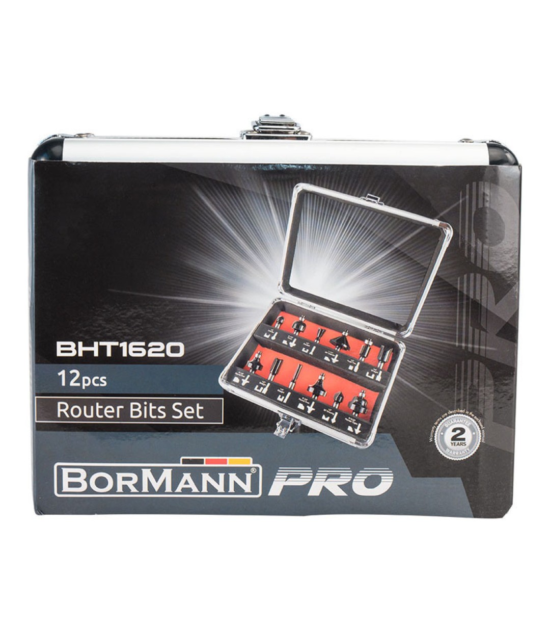 Bormann Pro BHT1620 Σετ Φρέζες για Ρούτερ Σετ Φρέζες Καρβιδίου 8mm 12τμχ